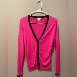 Pink cardigan